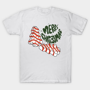 Merry Christmas Snack Cakes T-Shirt